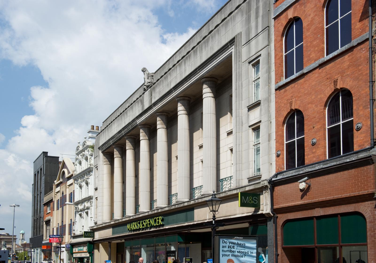 Marks and Spencer building on Whitefriargate, Hull