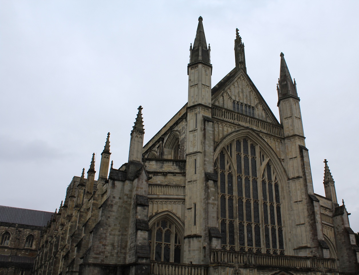 View of Winchester Cathedral from the front
