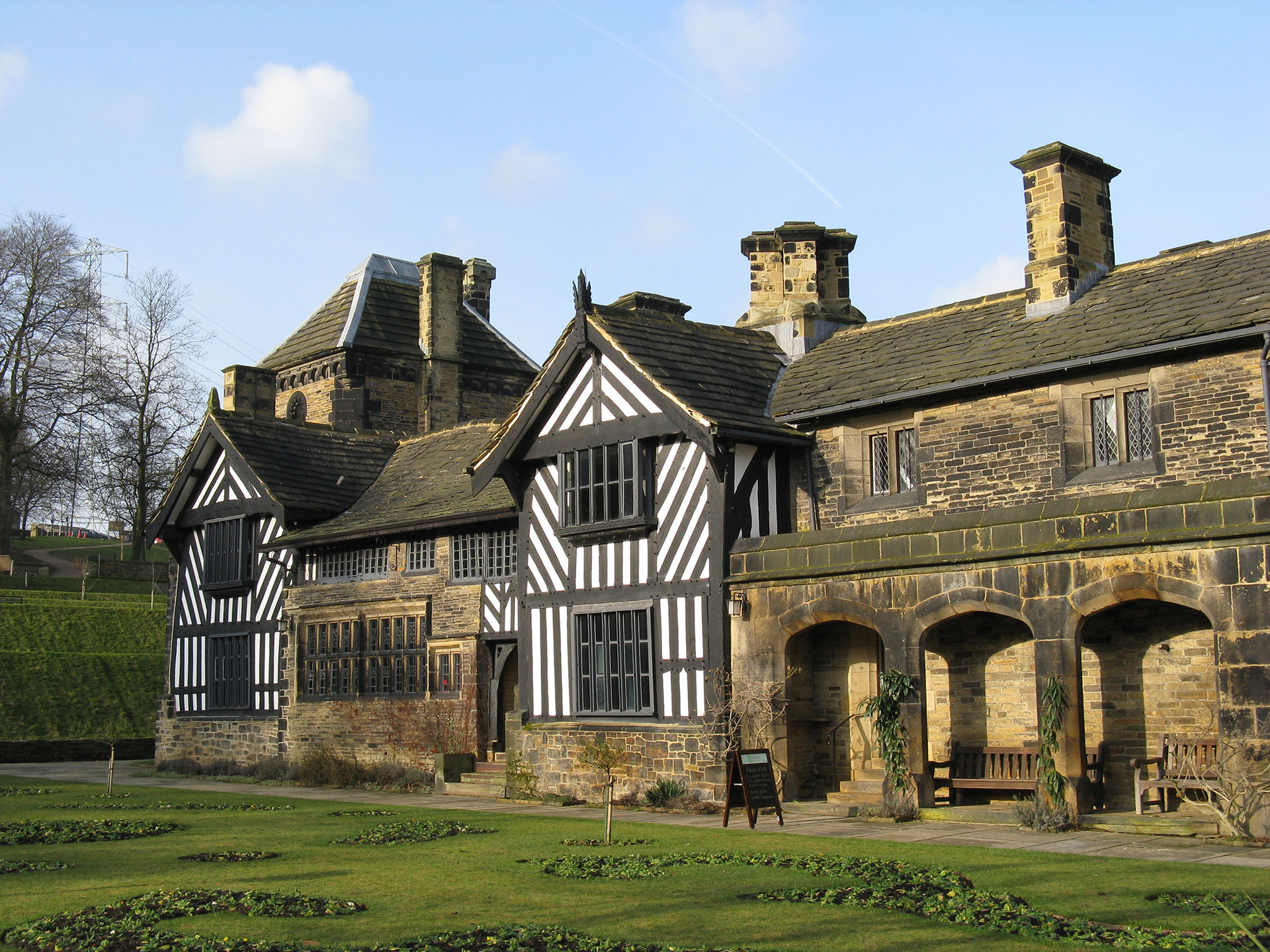 The exterior of Shibden Hall