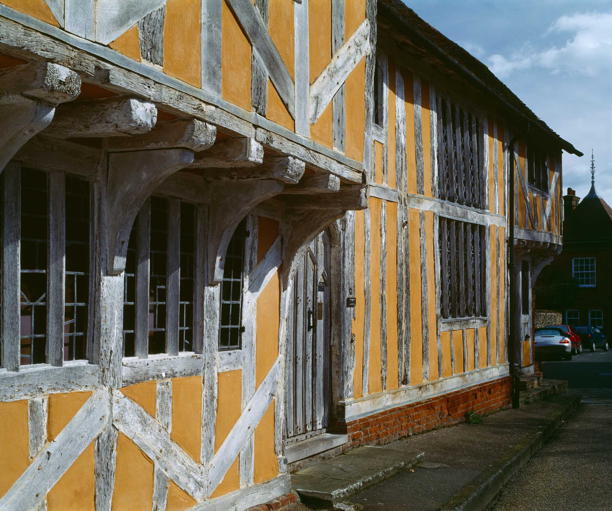 A historic building in Lavenham village, Suffolk