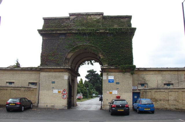 The gatehouse of Hanwell Lunatic Asylum. 