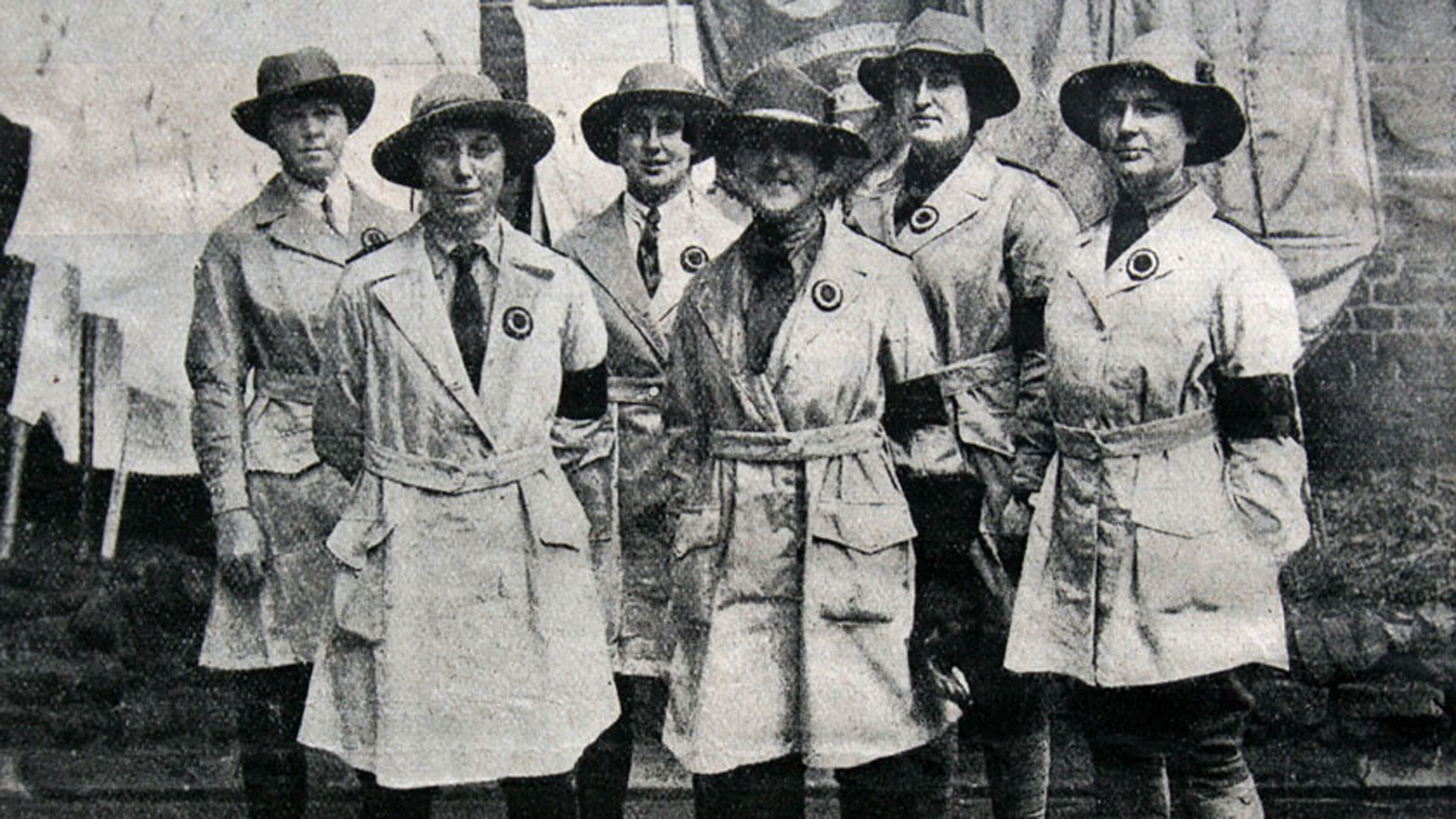 Land girls during the First World War