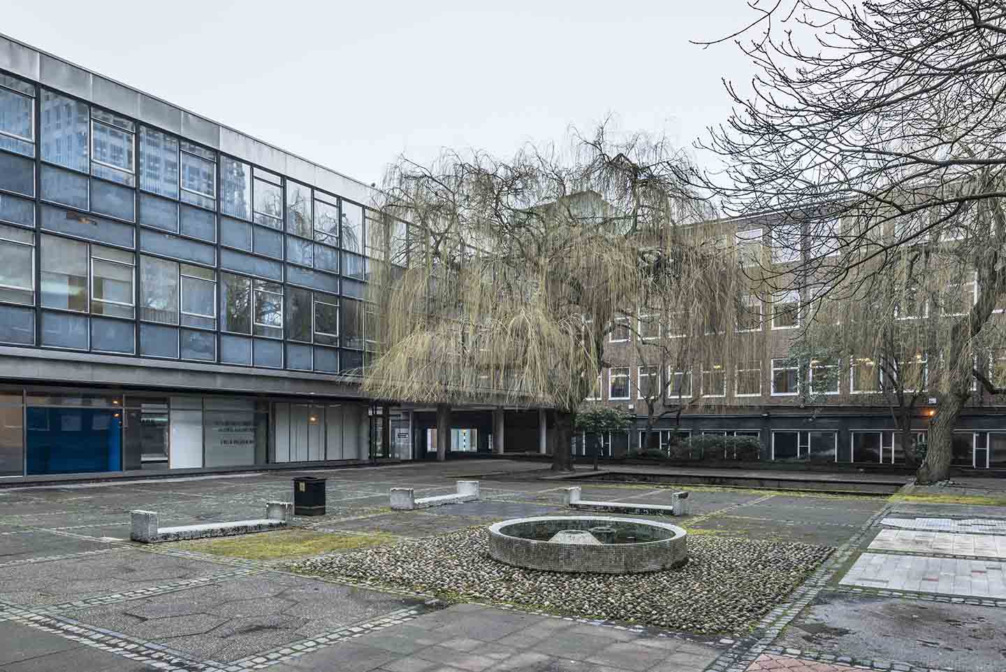 Courtyard of the Architecture and Planning Department, Earl Street