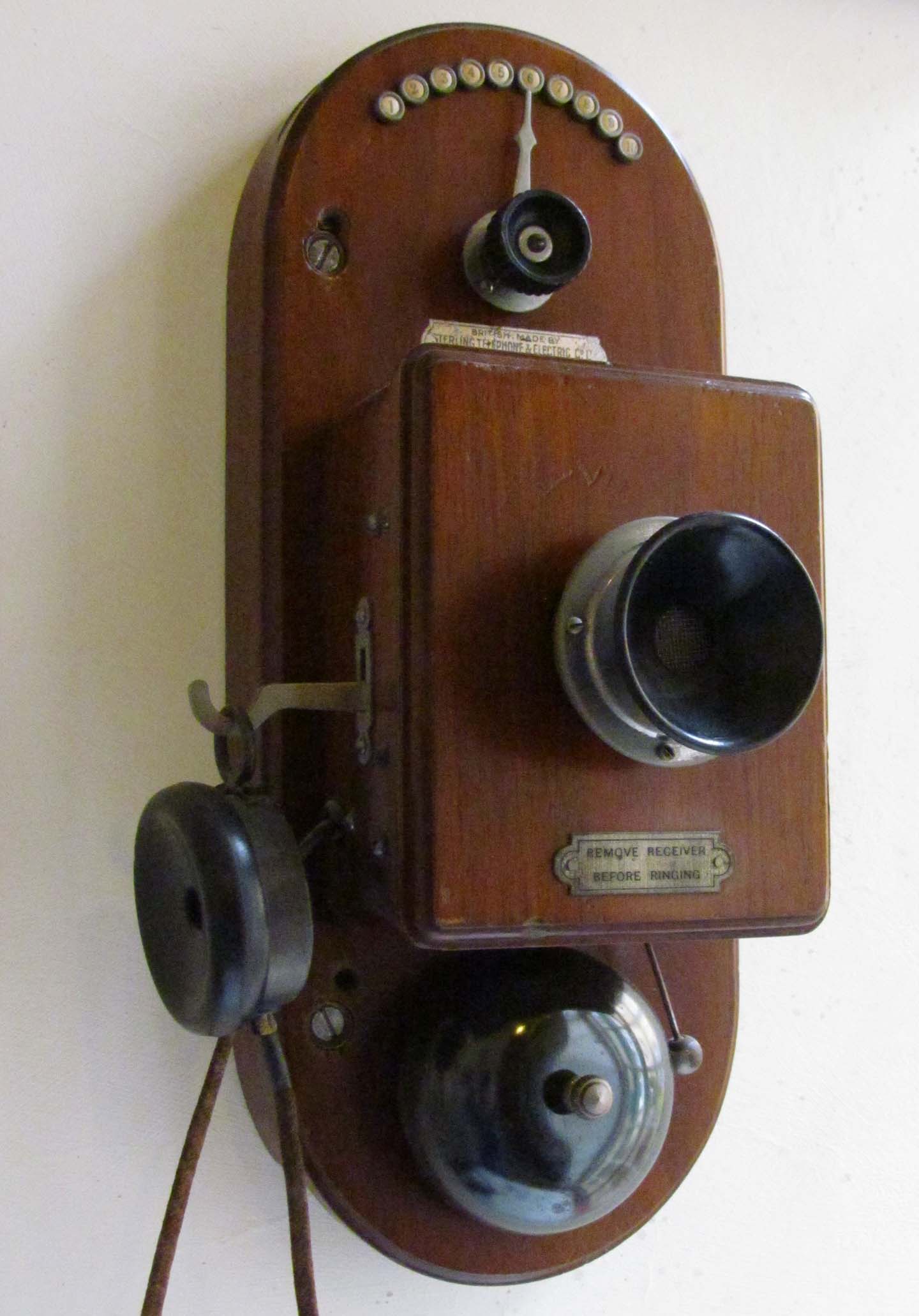 The Sterling Telephone in the service area