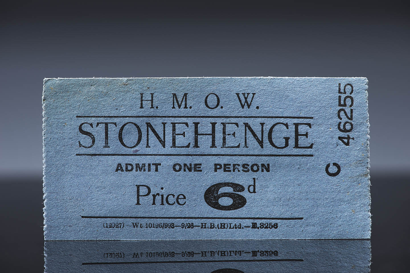 Early Stonehenge entrance ticket