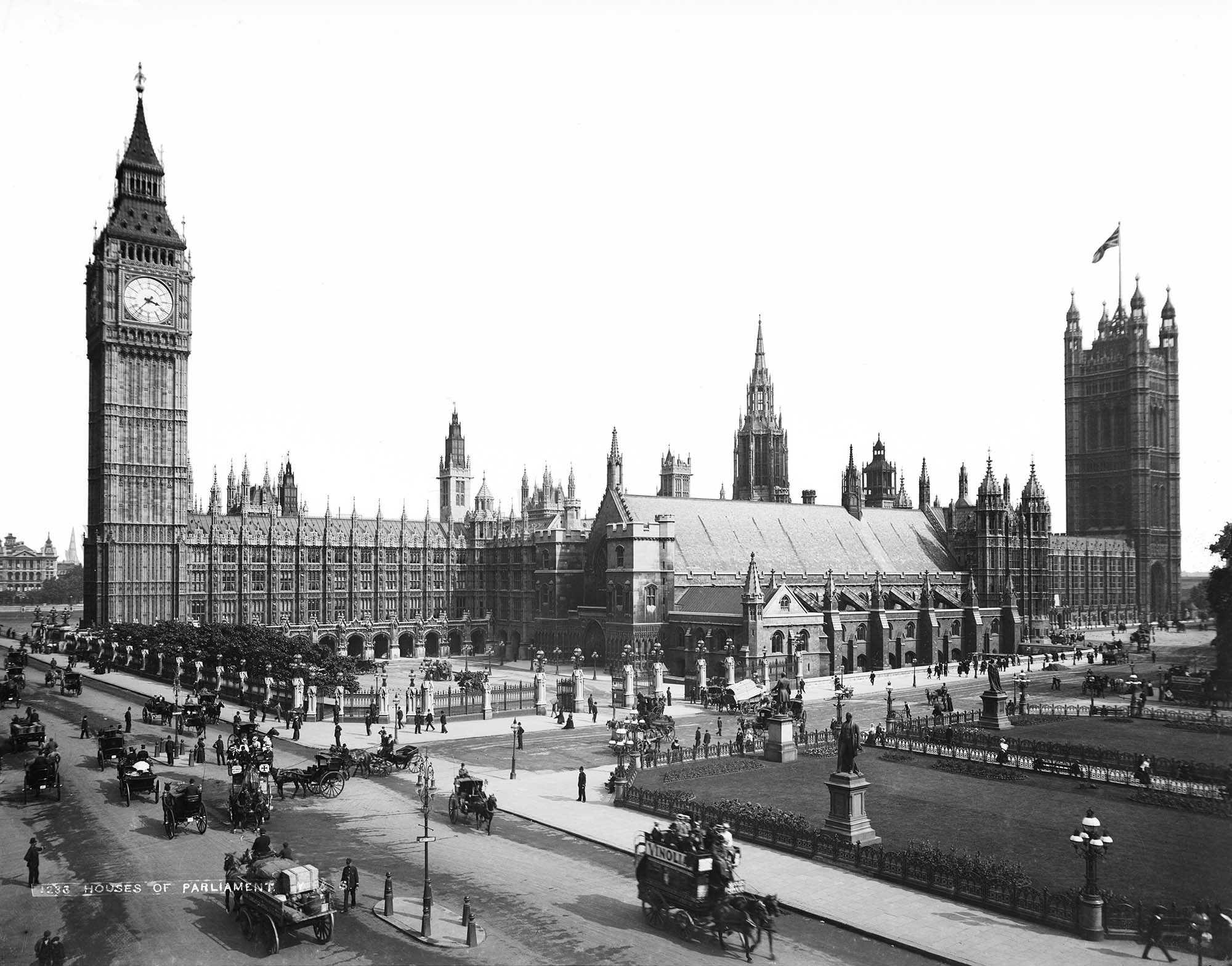 View of Big Ben and Westminster Palace