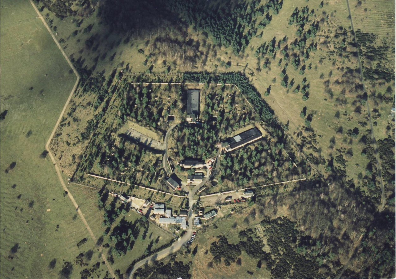 Aerial photo of RAF Barnham Special Storage Site
