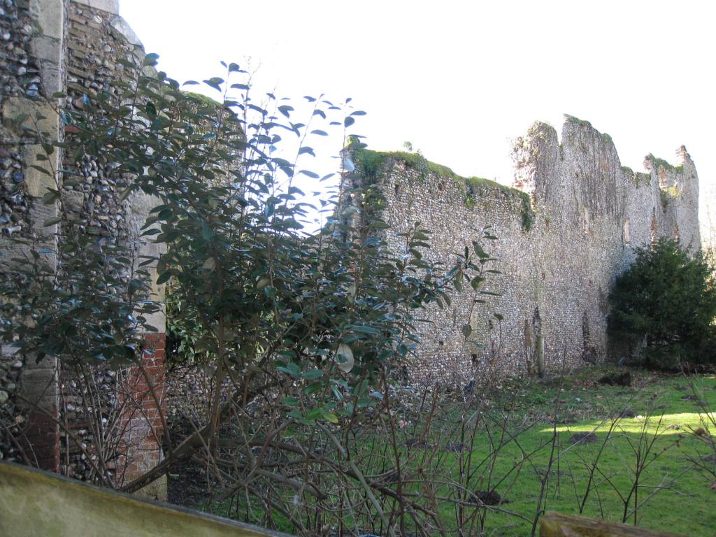 Mettingham Castle walls