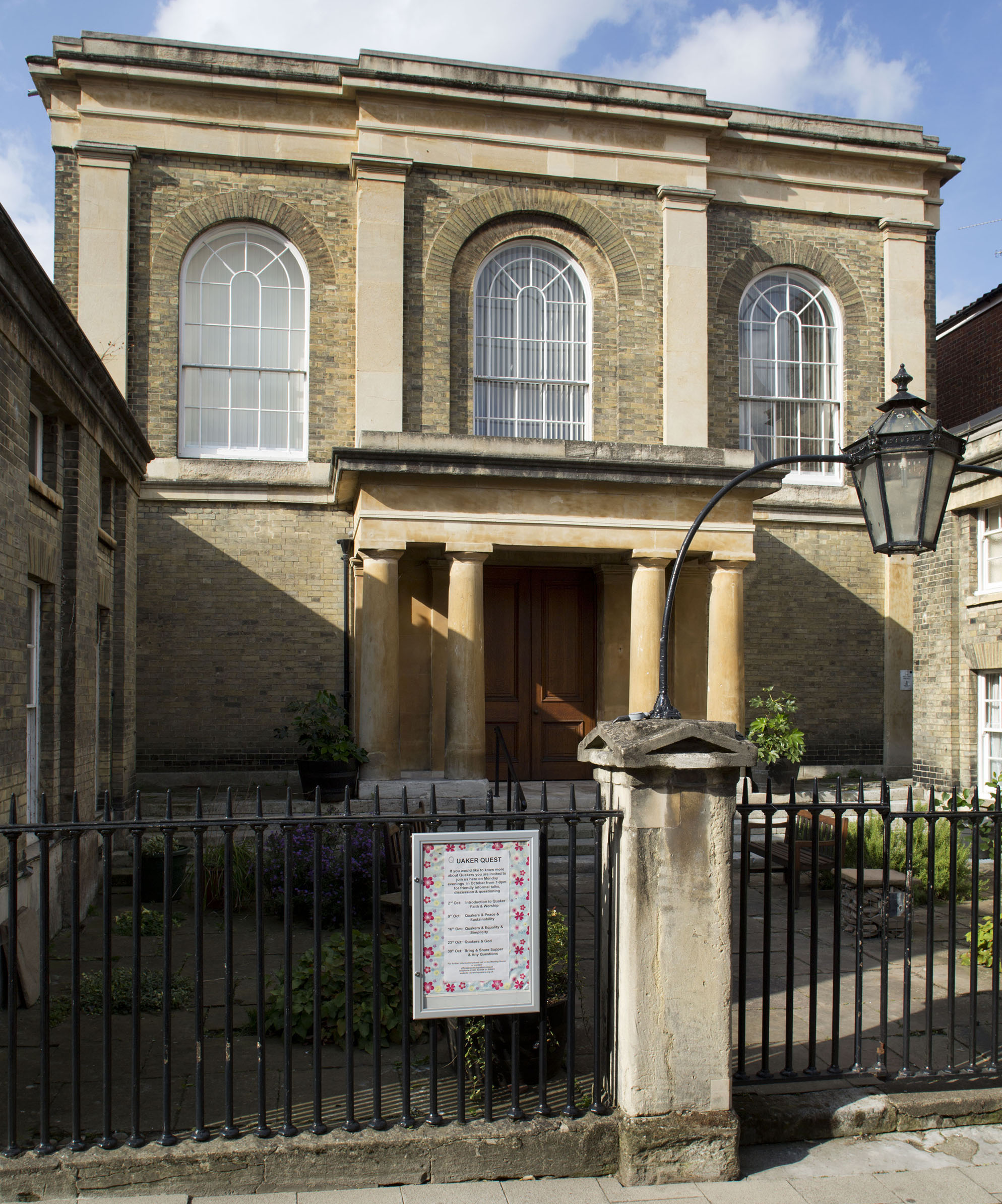 Exterior view of a Quaker Meeting House in Norwich