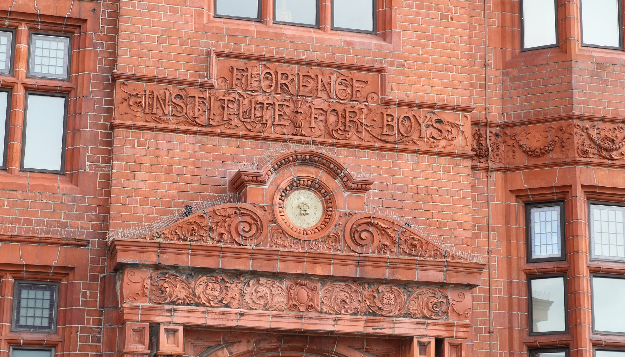 Grade II listed Florence Institute, Liverpool