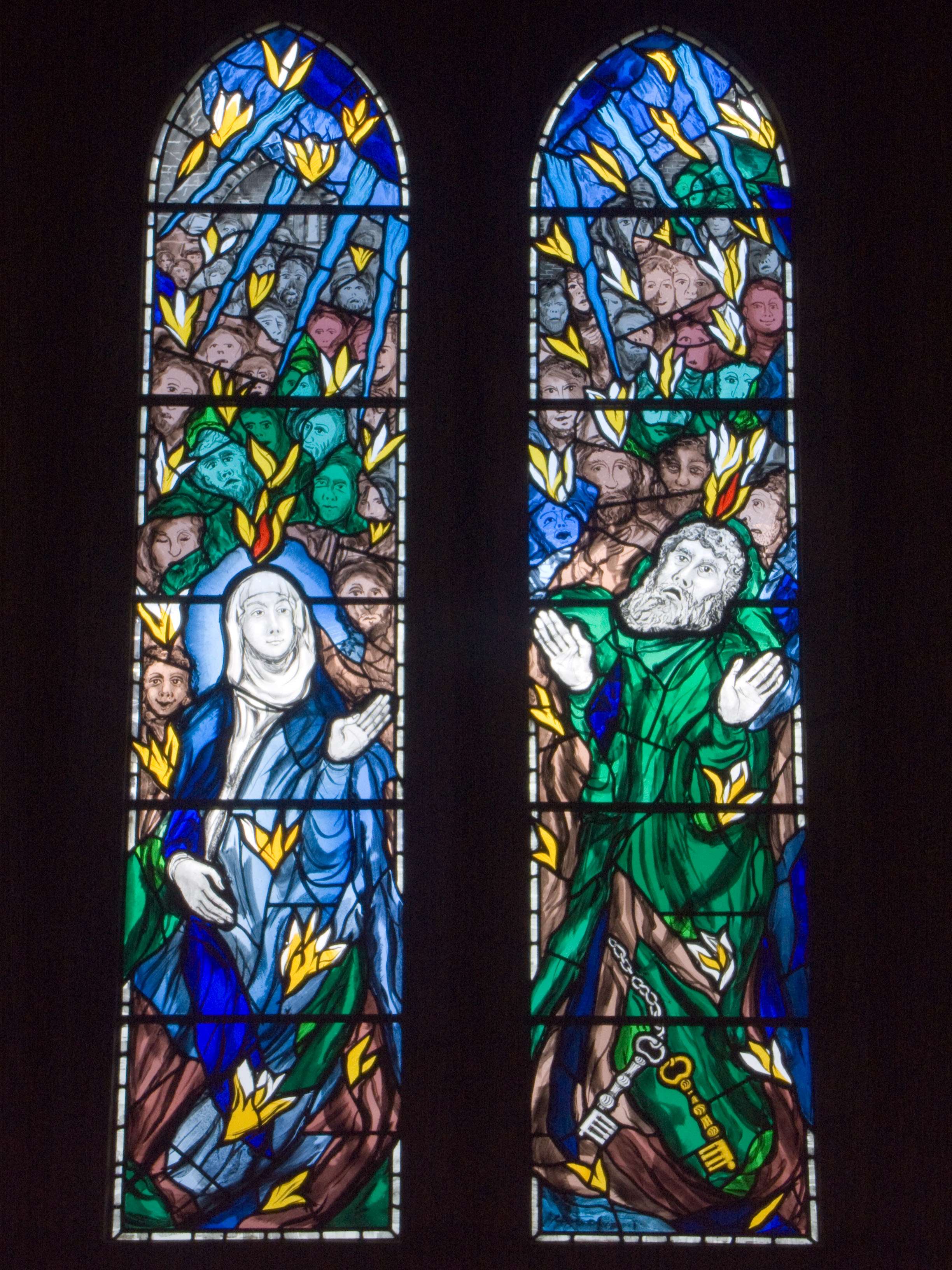 Stained glass at Ampleforth Abbey © Alex Ramsay