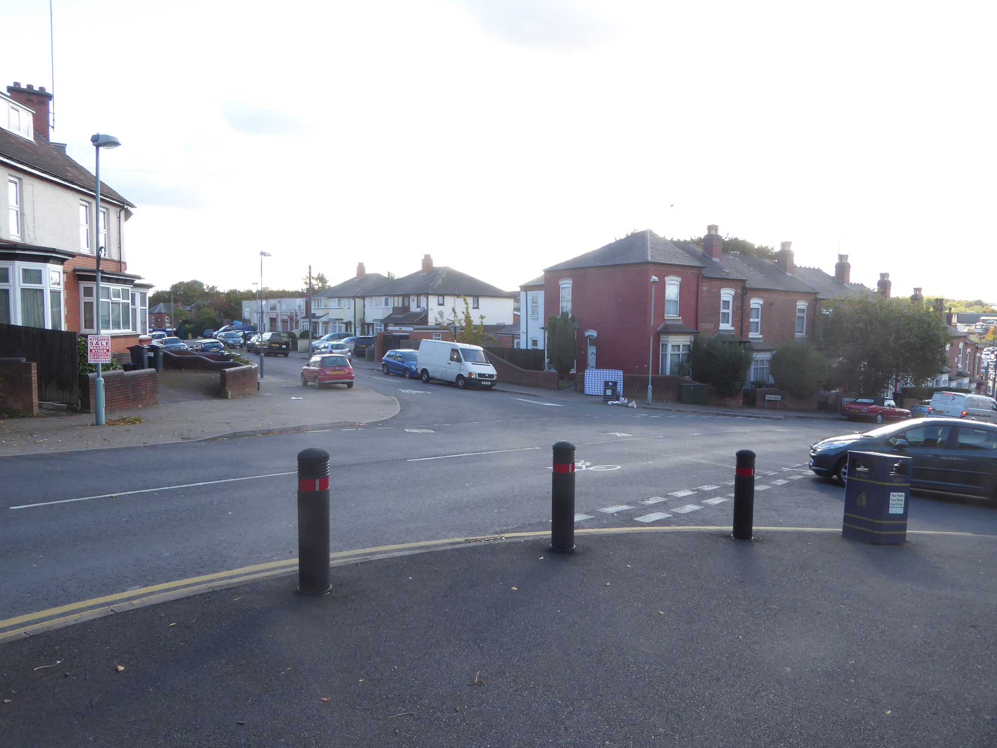 The junction of St Michael’s Road, St Michael’s Hill and South Road