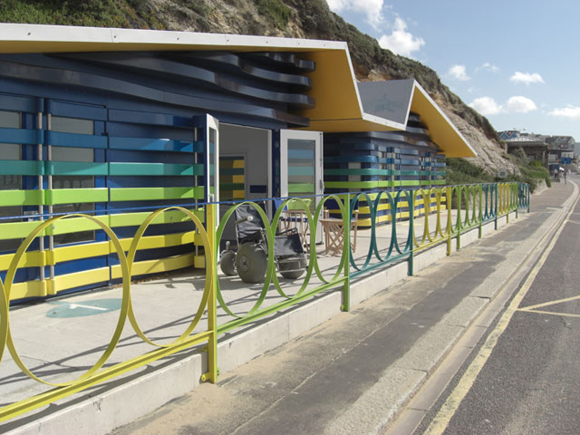Accessible beach huts