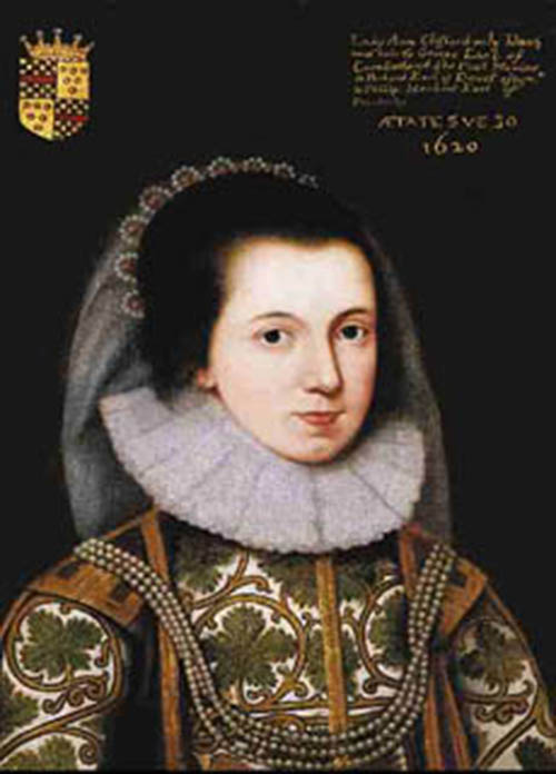Portrait of Lady Anne Clifford in 1620