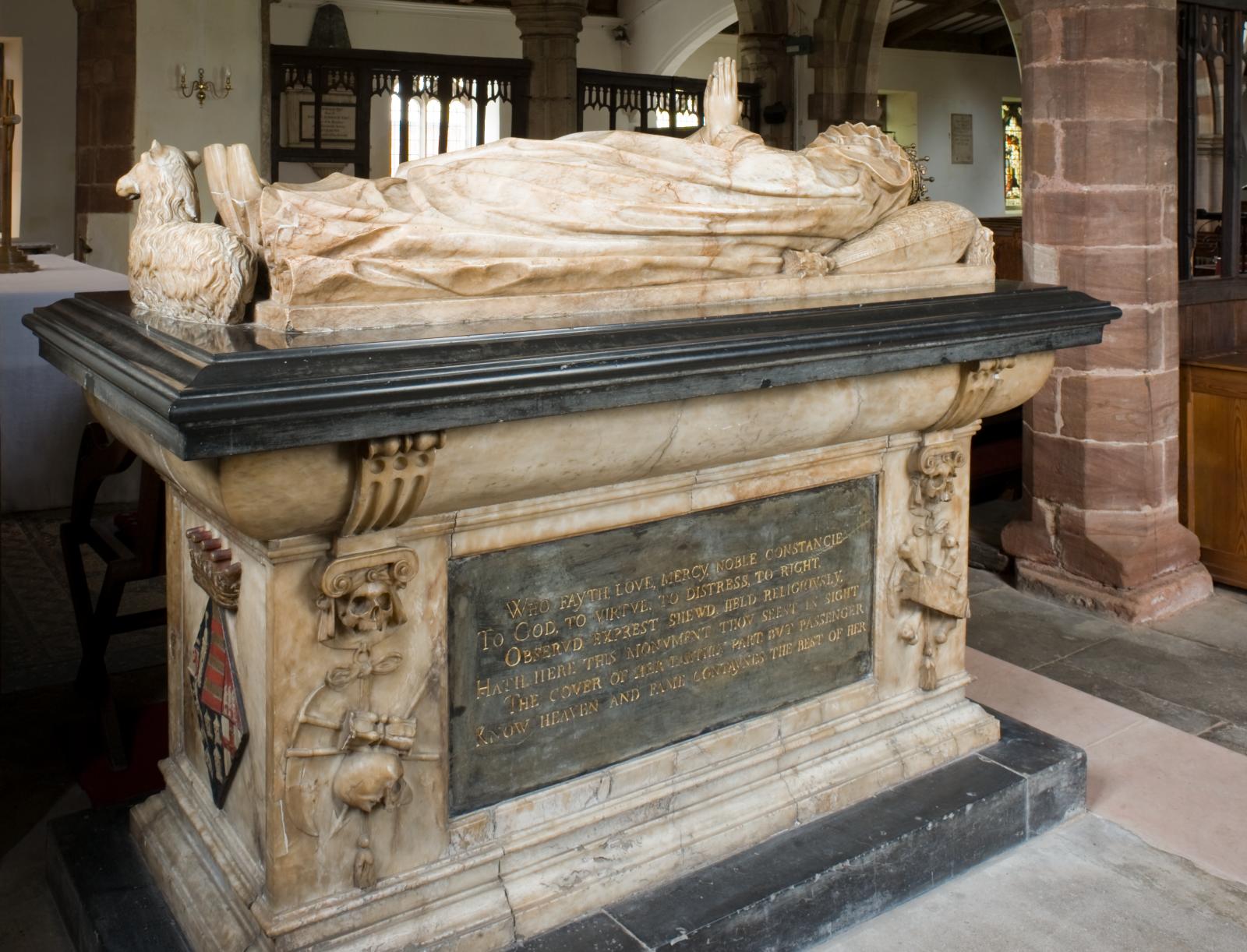 Tomb of Margaret, Anne's mother, Appleby Church