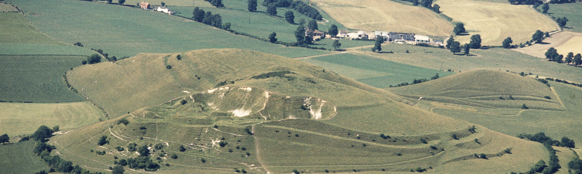 Ariel photo of Cley Hill, Wiltshire