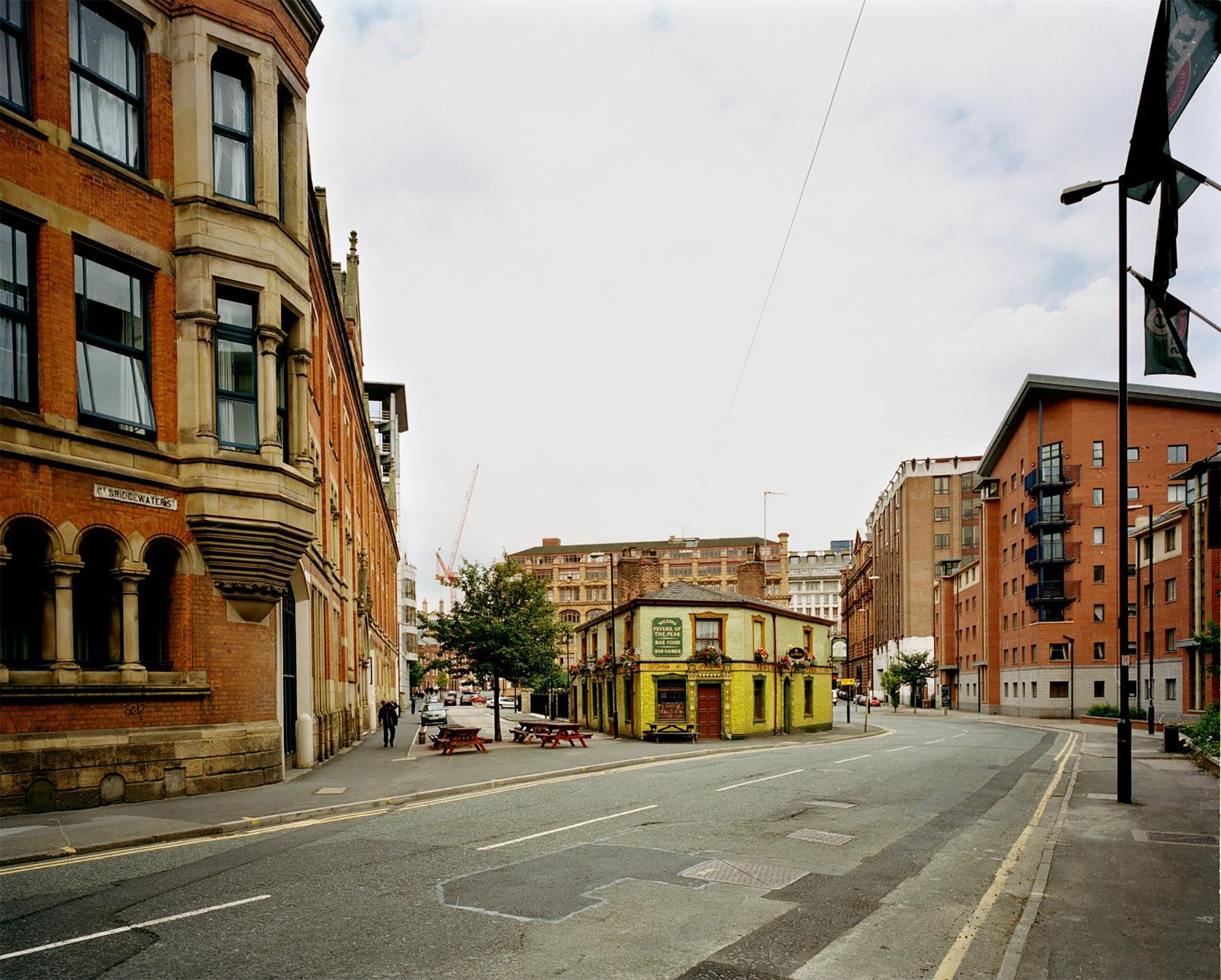 View of Peveril of the Peak pub in Manchester