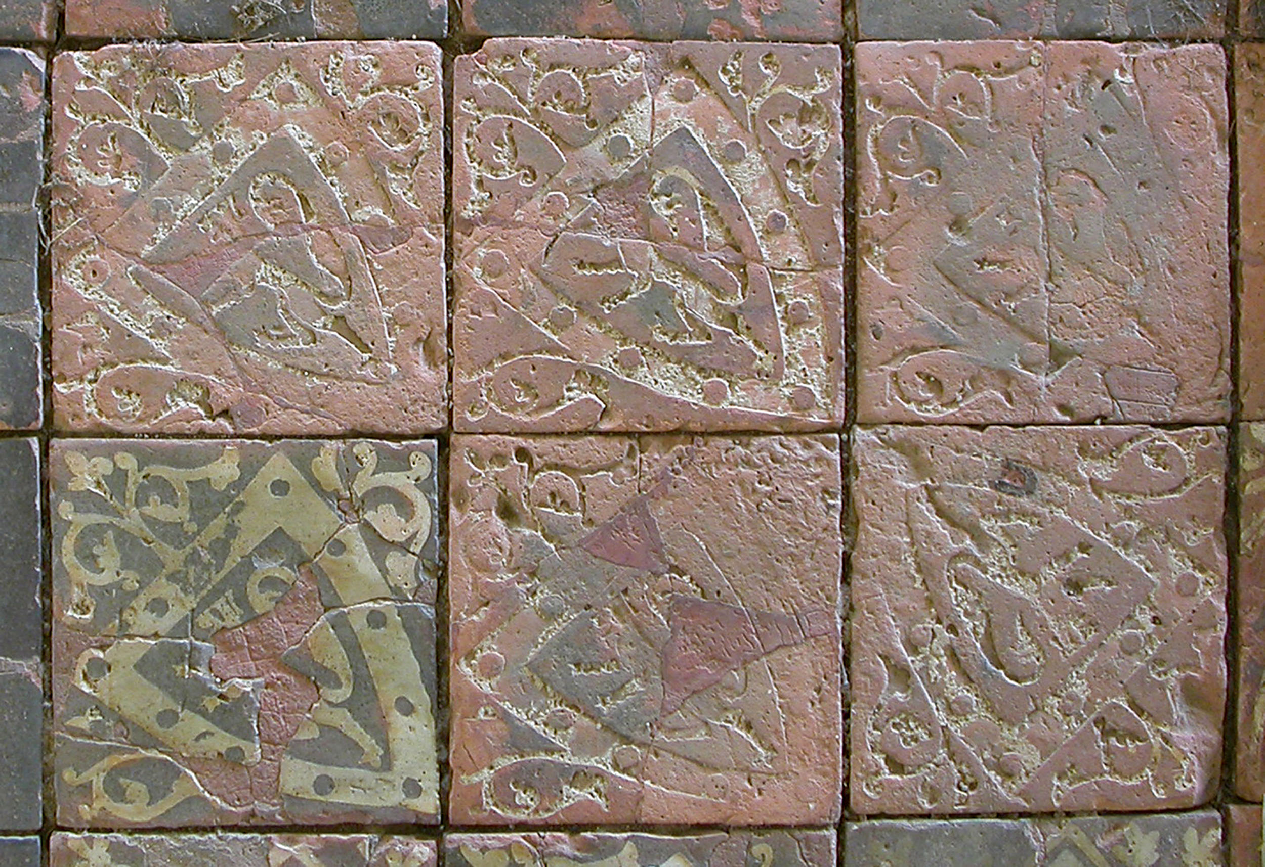 The Frater pavement, Cleeve Abbey, Somerset (13th century).