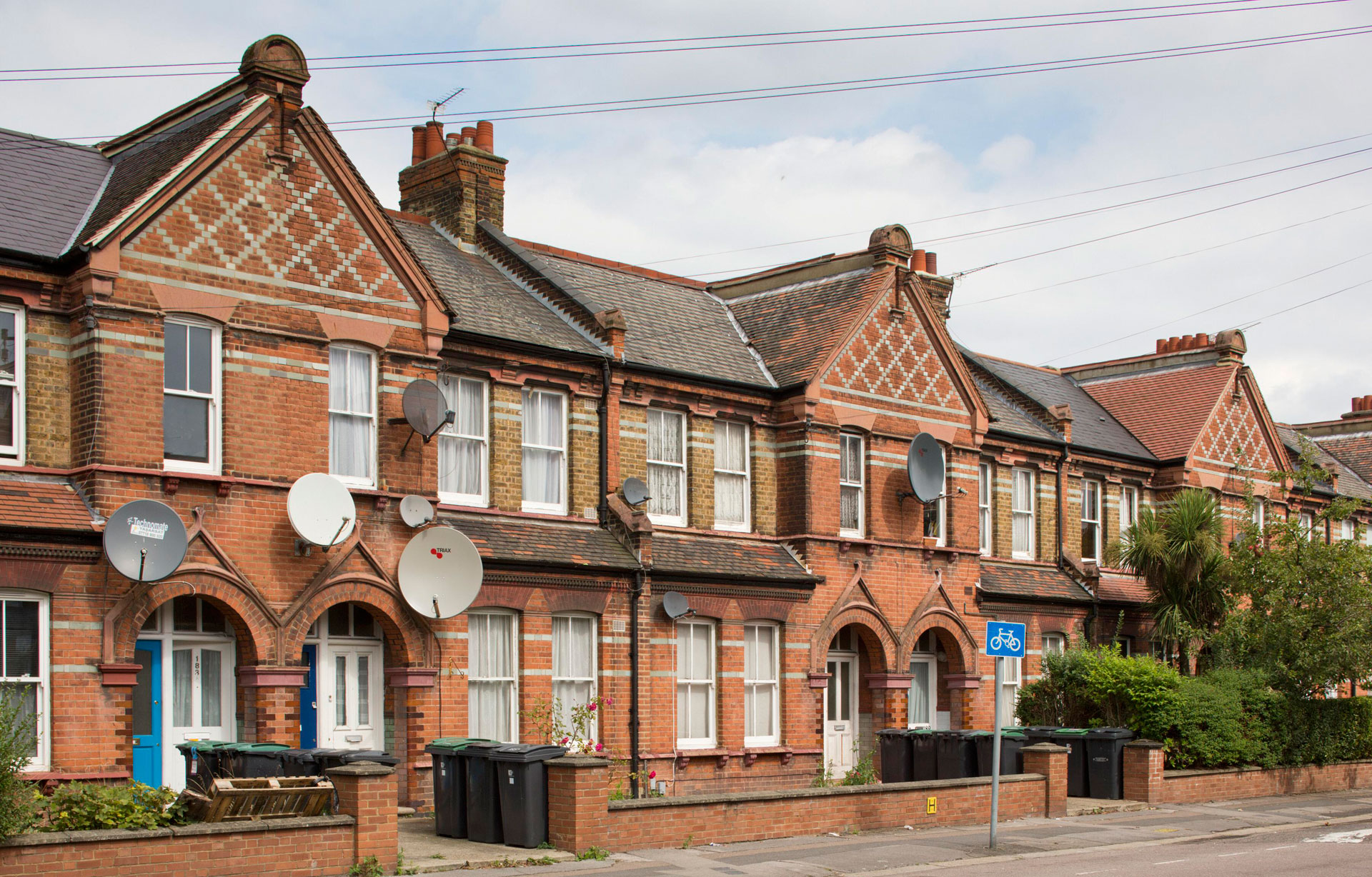 Houses in Noel Park conservation area, Haringey, London