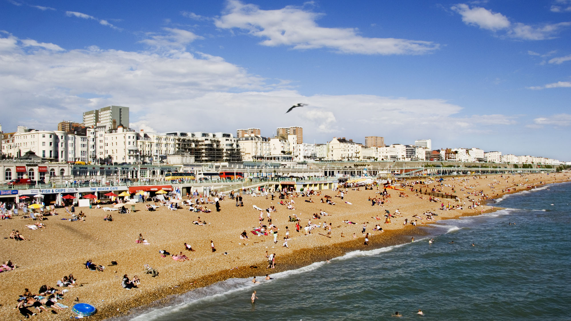 View of Brighton beach