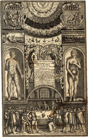 'Microkosmographia: A Description of the Body of Man', second edition by Helkiah Crooke (London, T. and R. Cotes, sold by M. Sparke, 1631) 