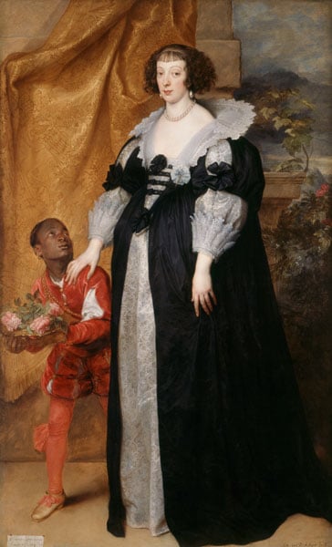 Princess Henrietta of Lorraine attended by a page, 1634, by Anthony van Dyck