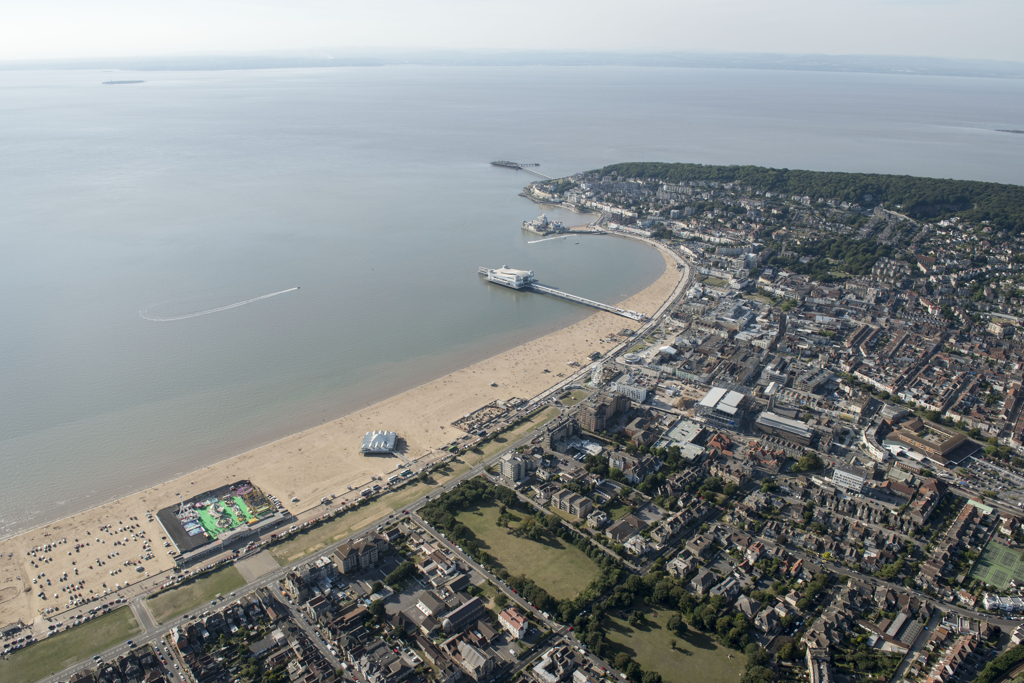 Aerial photograph of Weston-super-Mare