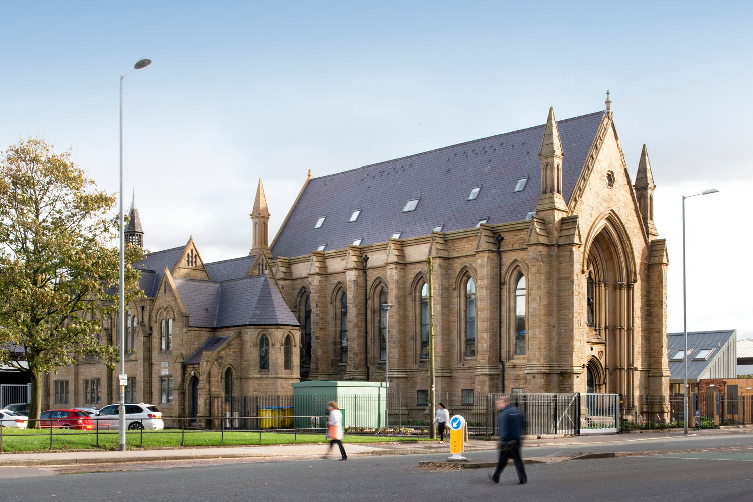 Former Unitarian Chapel in Manchester, after repairs by Butress Architects