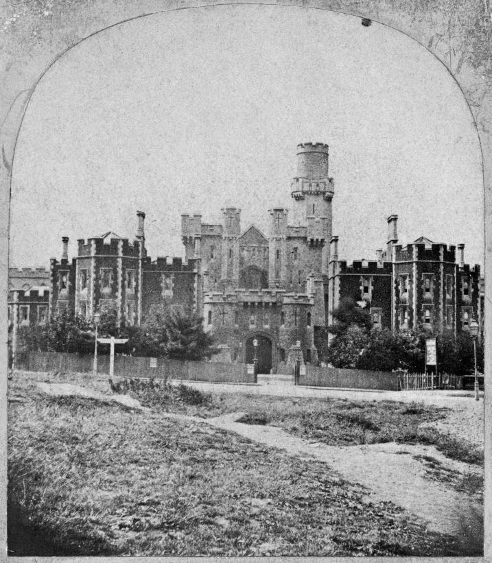 The imposing castellated structure of Holloway prison covered 10 acres of land in north London.