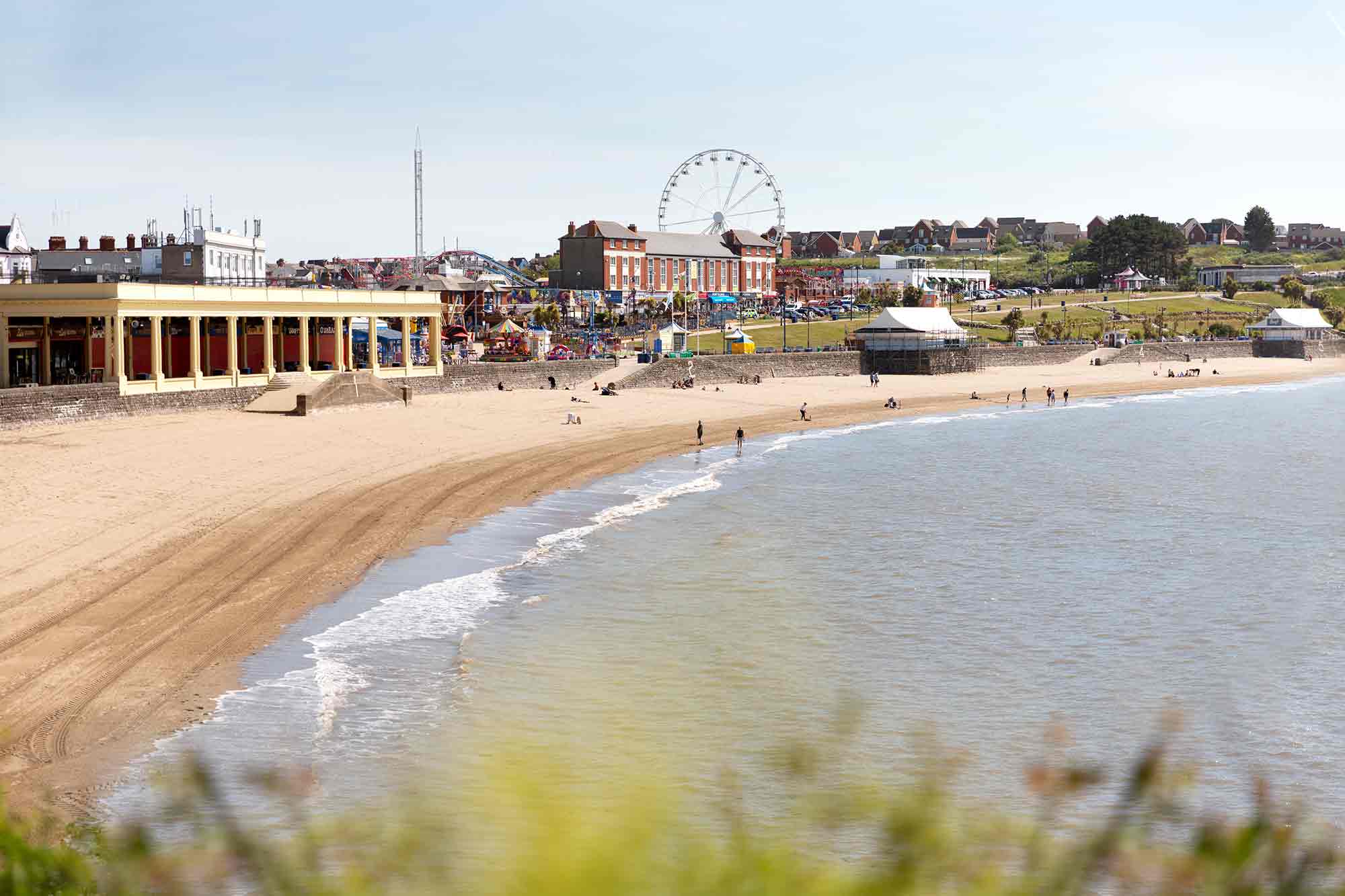 Barry Island West Shelter and Amusement Arcade on the beachfront