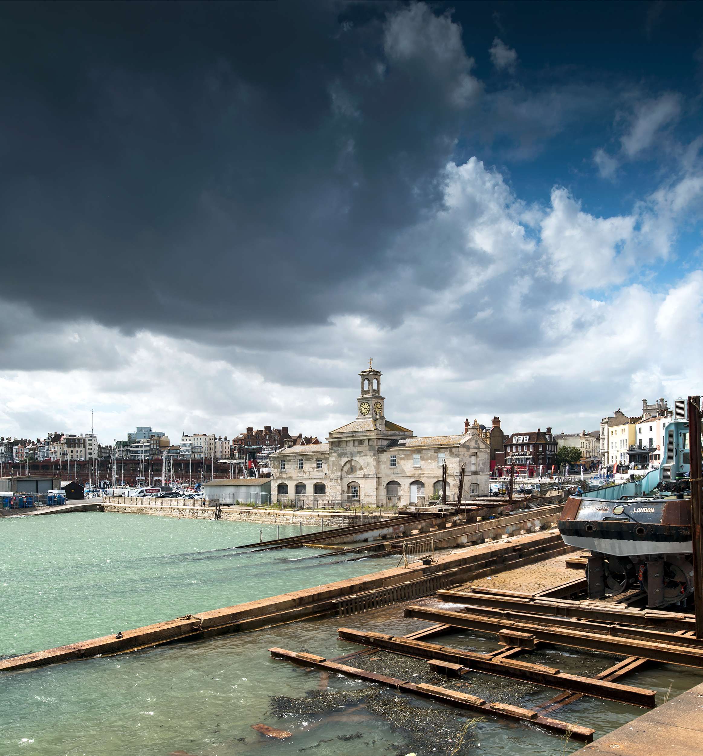 Slipway and the Clock House, East Pier, Ramsgate