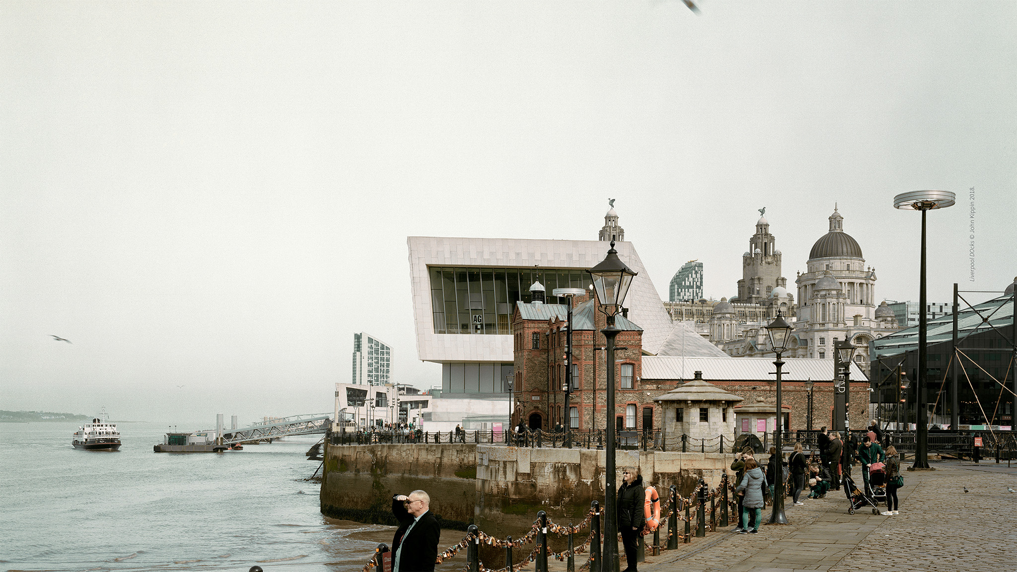 Spirit of the North Header: a photo of Liverpool quays by artist John Kippin for Historic England